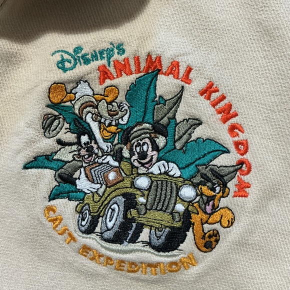 Disney Other - Vintage Disney Animal Kingdom Cast Expedition Mickey Mouse Pullover Sweatshirt